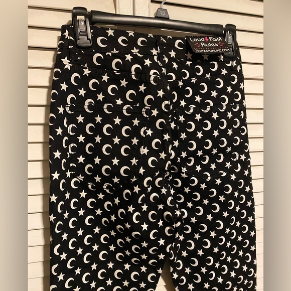 Too Fast clothing moon and star jeans size xl BNWT - Picture 3 of 5